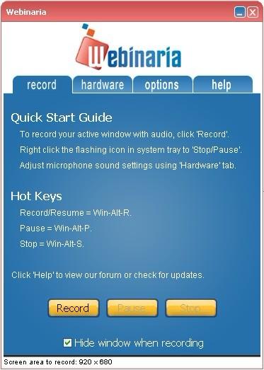 Webinaria,Webinaria下载,屏幕截取